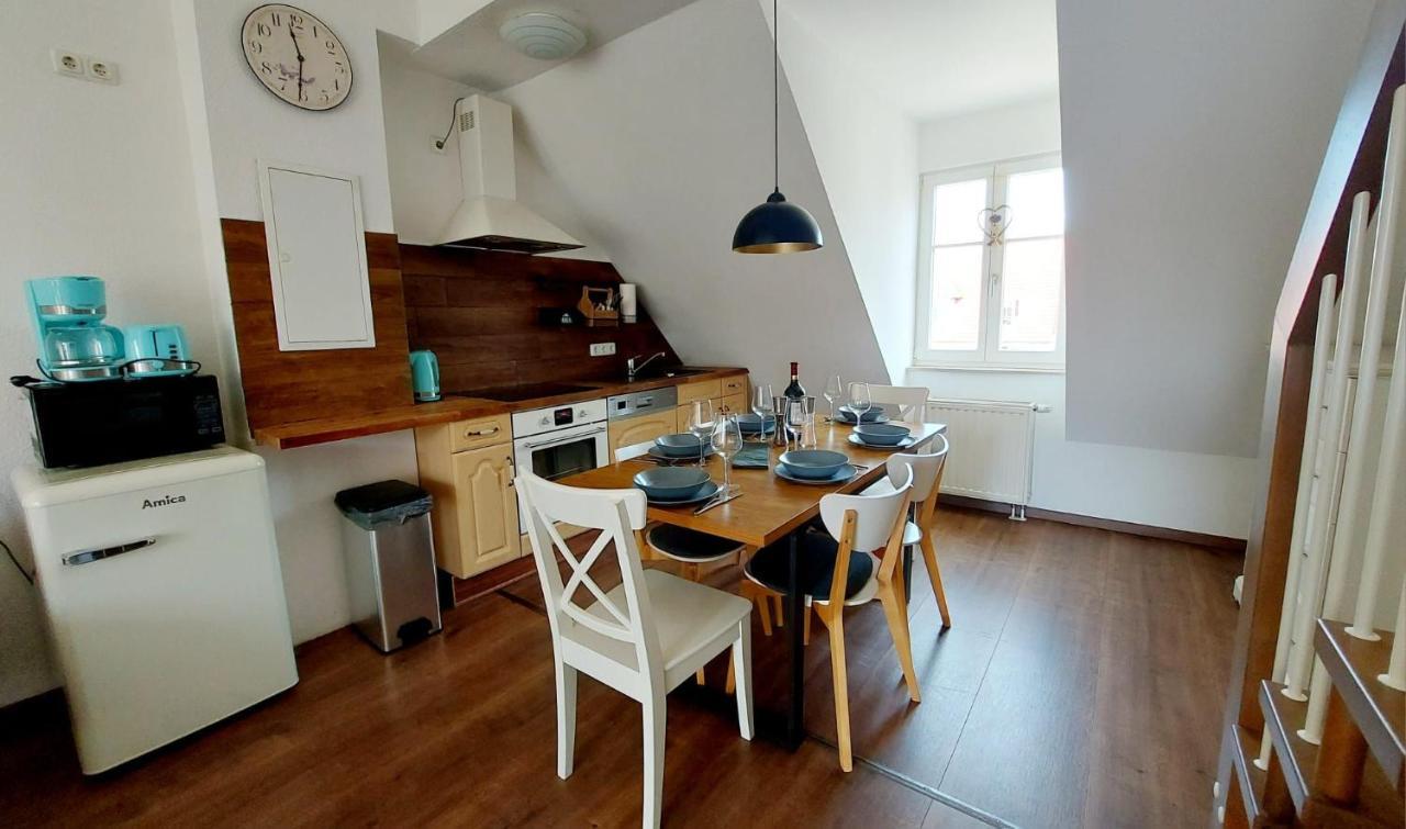 Hochwertige Ferienwohnung Direkt Am Wasser Mit Balkon Greifswald Exterior foto